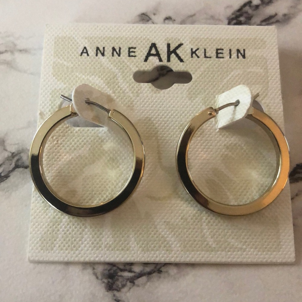 Anne Klein hoop earrings